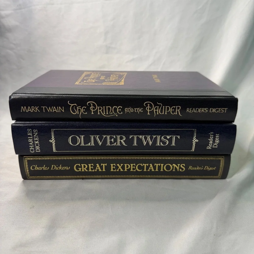 Readers Digest Worlds Best Reading Classics Set Dickens Twain Hardcover 3 Books